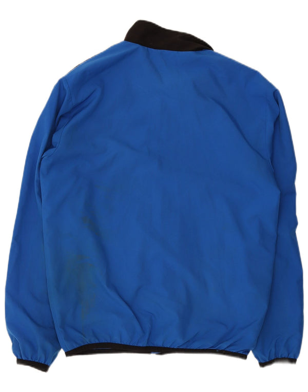 Puma Hombre Chándal Top Chaqueta Small Azul Colorblock Poliéster