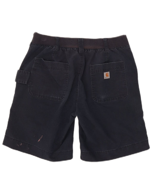 Carhartt Pantalones cortos chinos de ajuste original para mujer US 10 Large W32 Algodón azul marino
