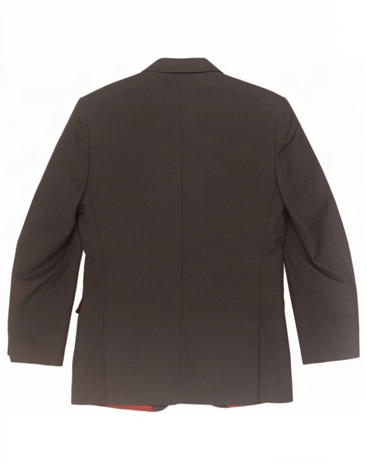 Marks & Spencer Chaqueta tipo blazer de 2 botones para hombre UK 38 Poliéster gris medio