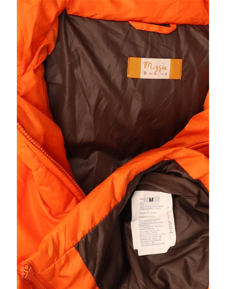 MAGGIE Chaqueta acolchada para mujer UK 44 Mediana Naranja Poliamida