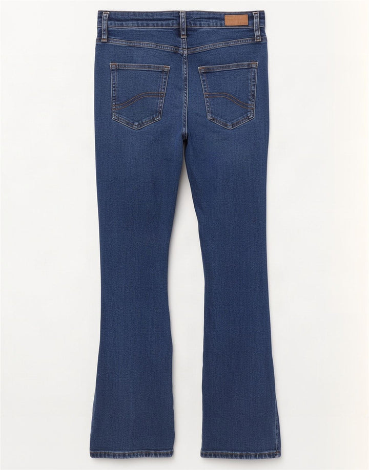 Vaqueros con corte bota Brooke para mujer de Fat Face UK 12 Medium W28 L29 Algodón azul