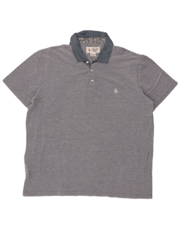 Polo Penguin Hombre XL Algodón Azul
