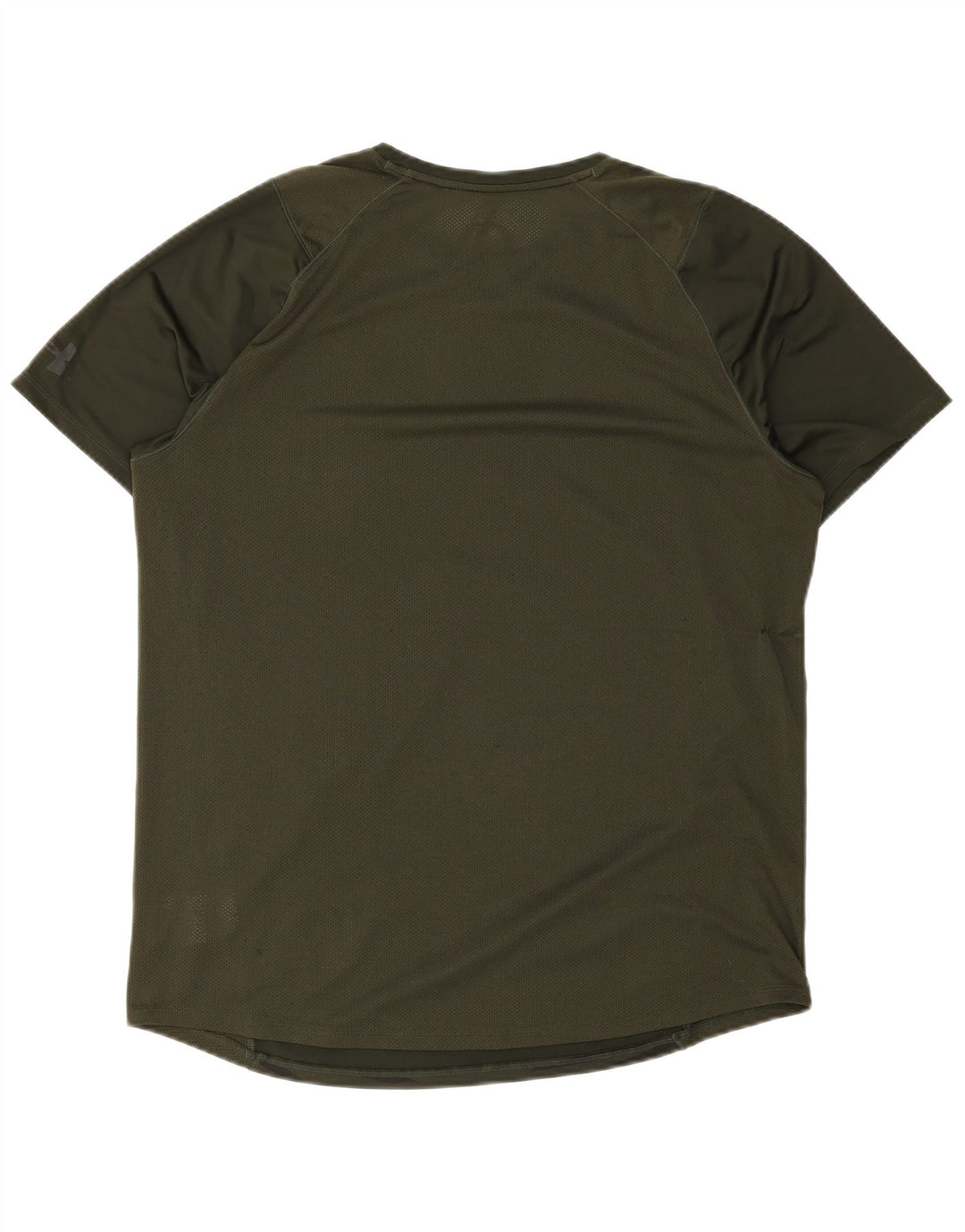 Under Armour Camiseta ajustada para hombre Top XL Poliéster a rayas verdes