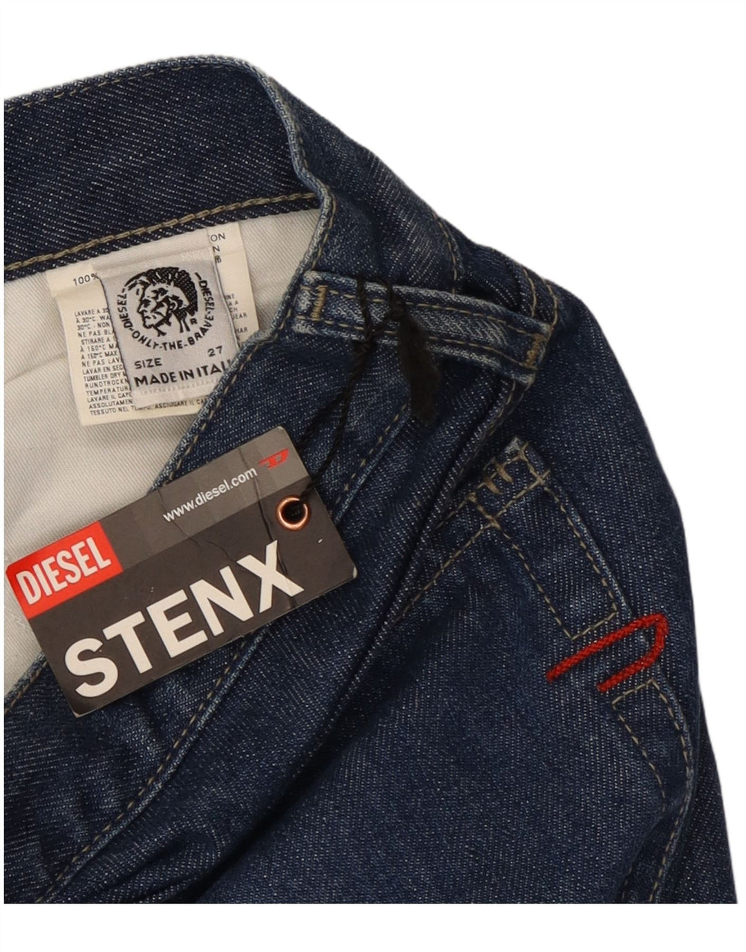 Vaqueros Acampanados Mujer Diesel W27 L27 Algodón Azul