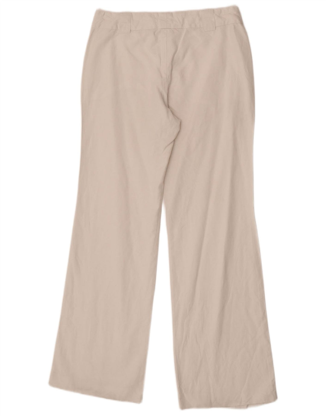 Alberto Aspesi Mujer Blu Bootcut Traje Pantalones IT 40 Small W27 L31 Blanco
