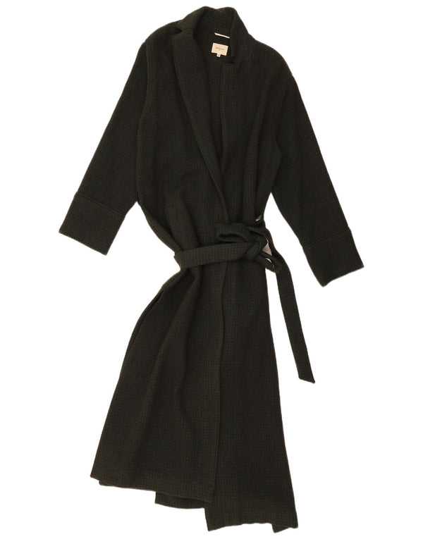 BELLEROSE Abrigo para mujer US 2 XS Caqui Lana de pata de gallo