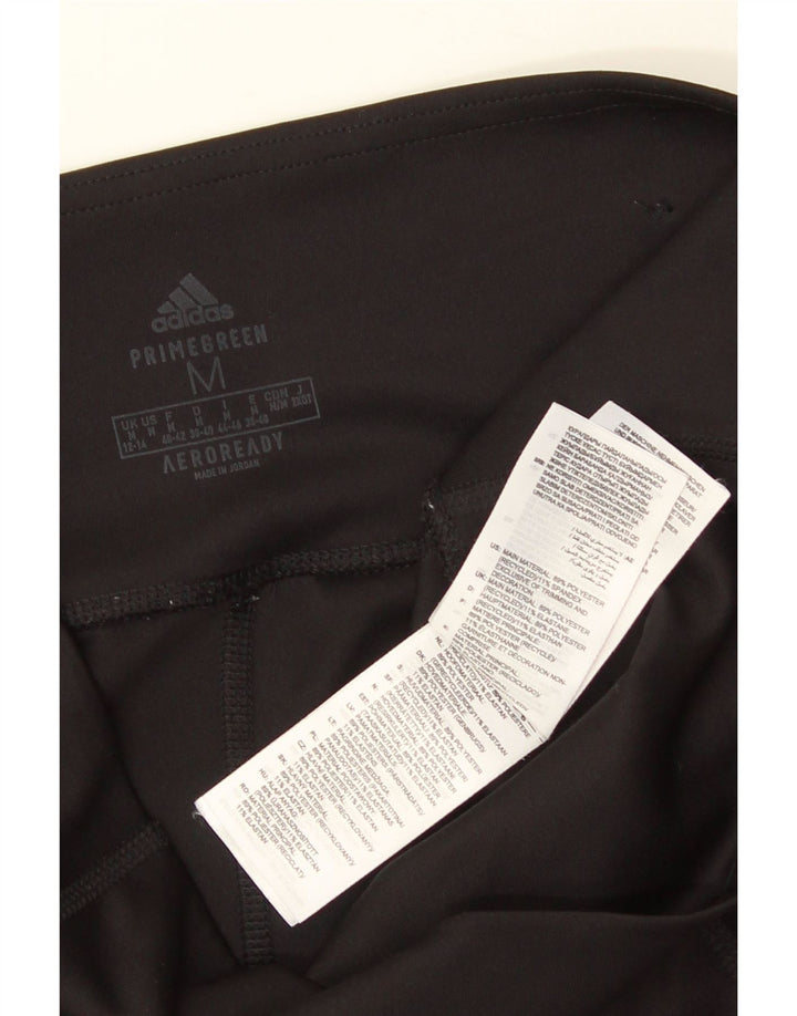 Leggings ADIDAS Aeroready para mujer Reino Unido 12/14 Mediano Negro Poliéster