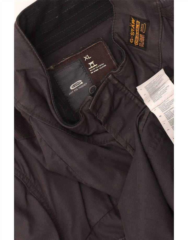G-Star Chaqueta utilitaria para hombre UK 42 XL Algodón negro