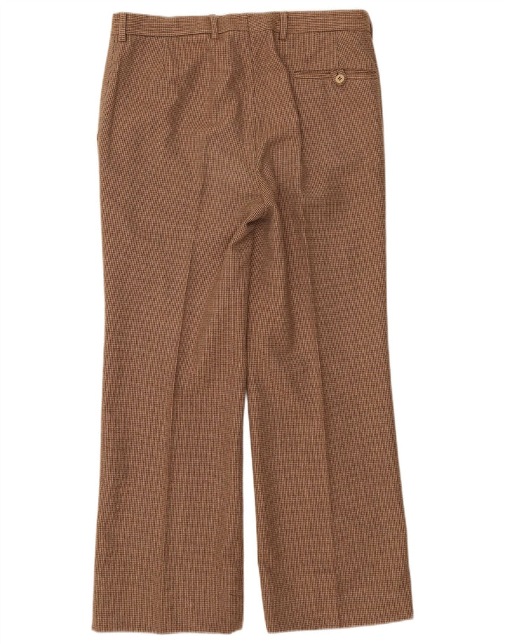 Vintage hombres 2 botones traje de 2 piezas IT 48 Medio W32 L28 Marrón