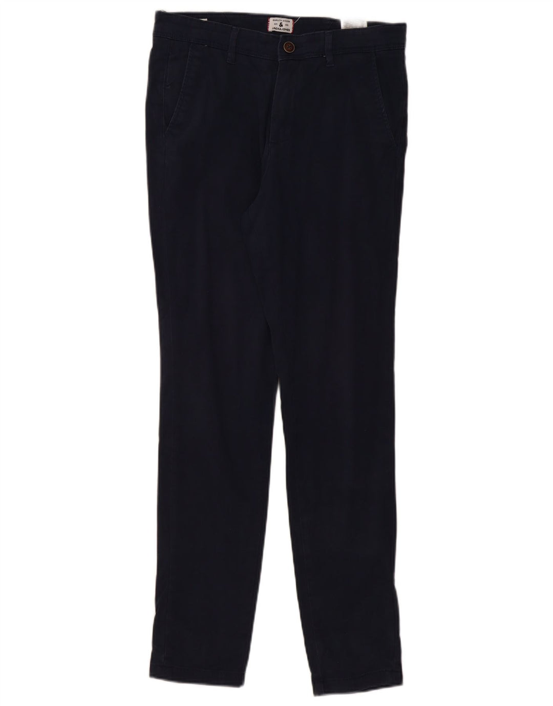 JACK & JONES Pantalón chino slim para hombre W30 L32 Algodón azul marino