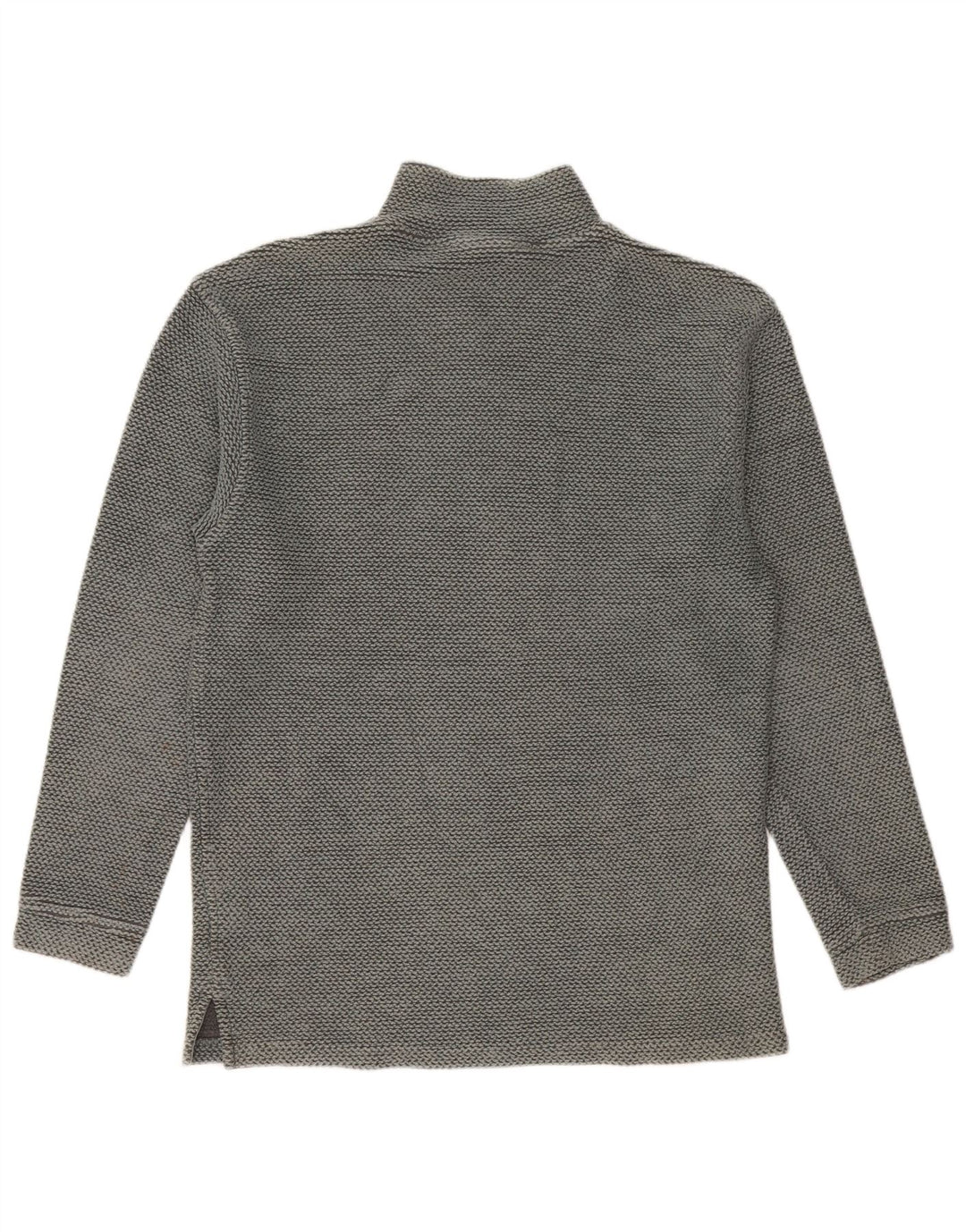 Weird Fish - Sudadera con cuello y cremallera para hombre, color verde medio, algodón