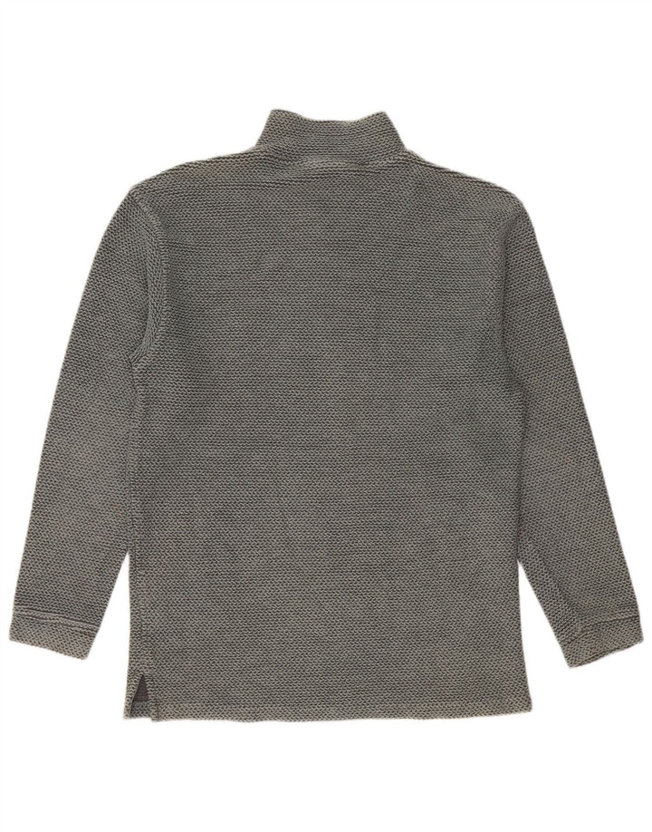 Weird Fish - Sudadera con cuello y cremallera para hombre, color verde medio, algodón