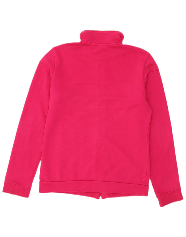 Adidas Chaqueta de chándal para mujer UK 8/10 Small Pink Colourblock Cotton