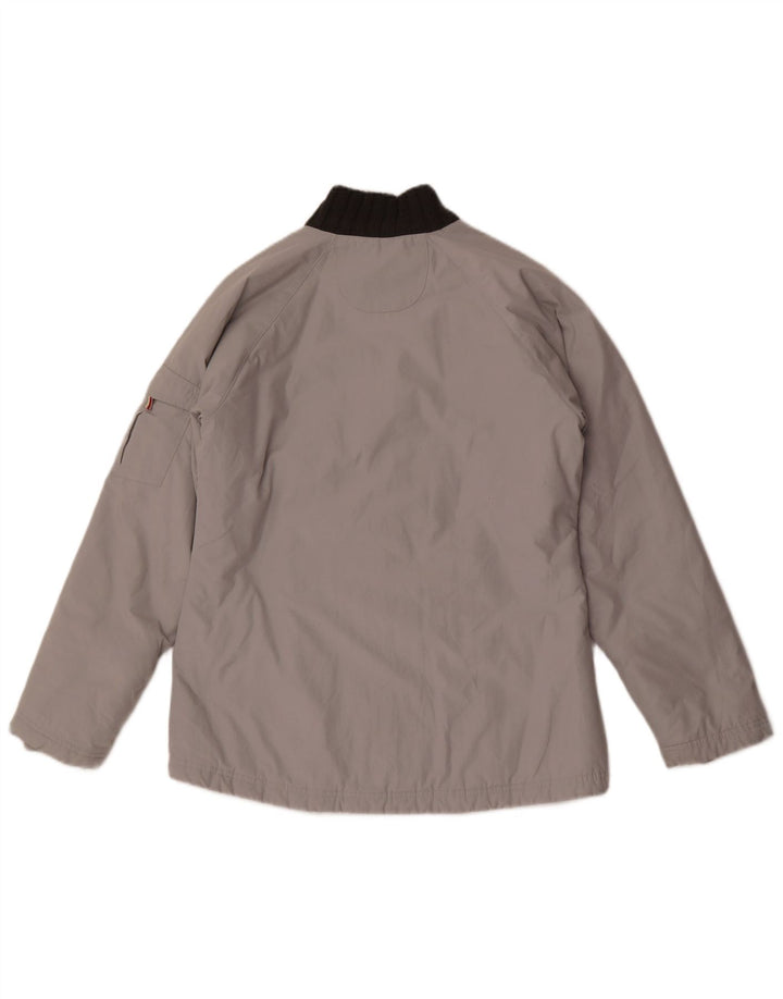 Adidas Chaqueta utilitaria para mujer UK 10 Small Grey Colourblock Poliéster