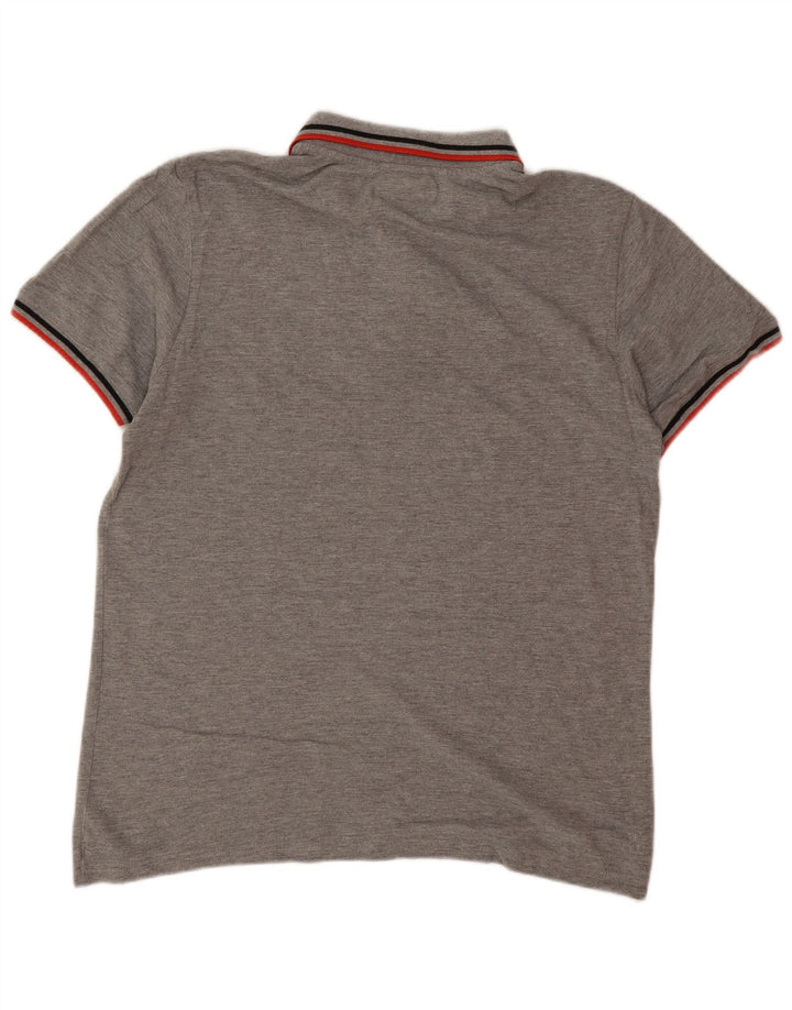 Kappa Polo Hombre XL Gris Moteado