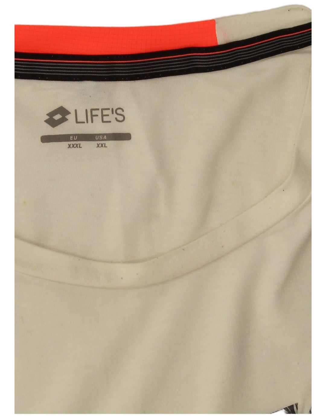 Lotto Camiseta Sin Mangas Estampada Para Hombre 2XL Algodón Blanco