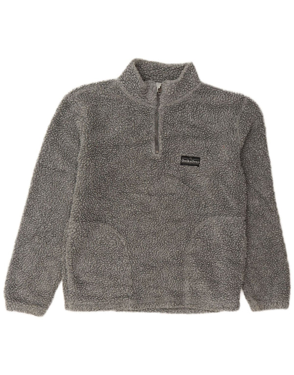 Quiksilver Jersey Polar con Cremallera y Cuello para Niñas 13-14 Años Grande Gris Poliéster