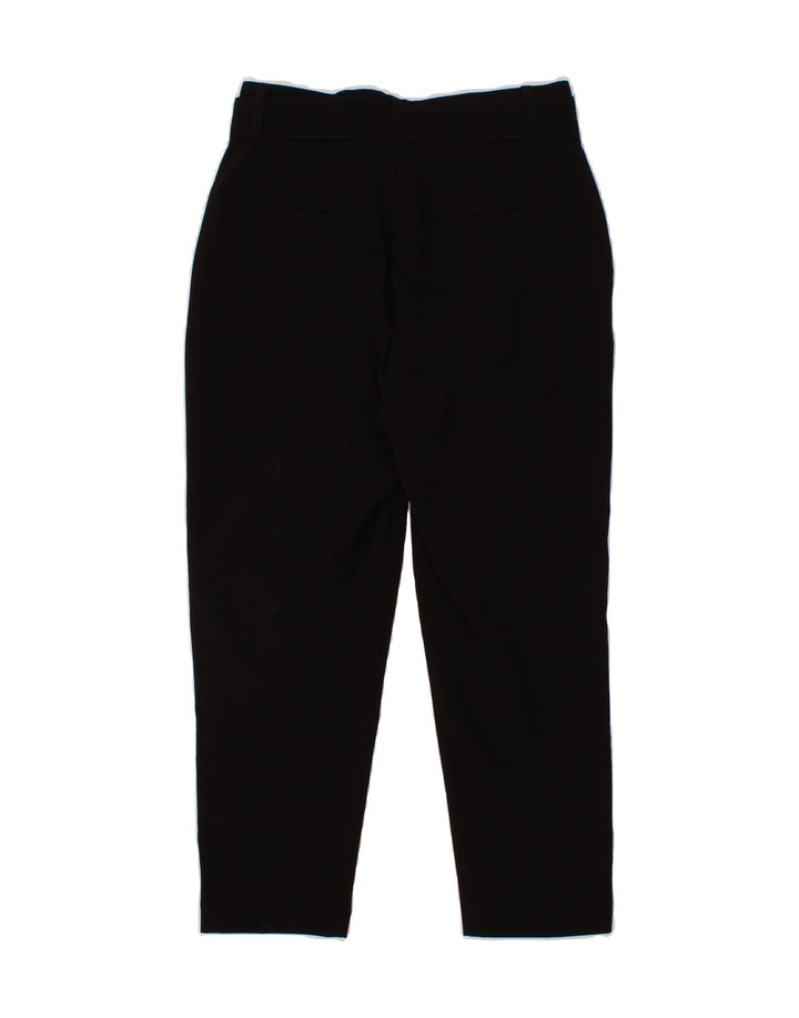 GAS Womens Tapered Capri Trousers W25 L22  Black Polyester Vintage Gas and Second-Hand Gas from Messina Hembry 