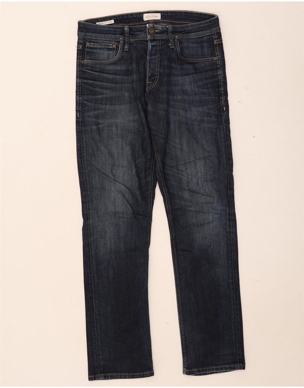 Jack & Jones Vaqueros rectos de corte regular Clark para hombre W32 L32 Azul
