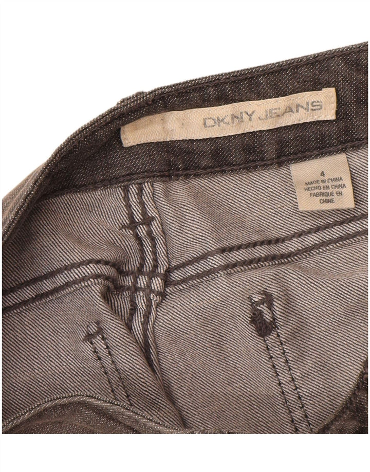 Dkny Jeans ajustados para mujer US 4 Small W28 L30 Gris Algodón