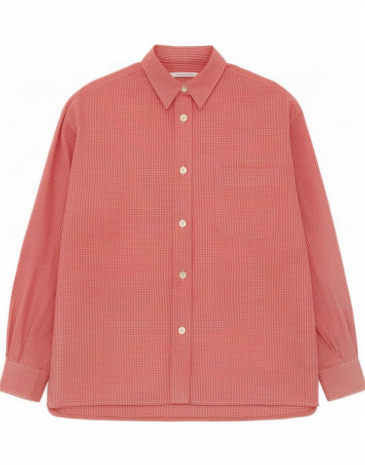 Marella Camisa para mujer UK 46 Large Red Gingham Poliéster