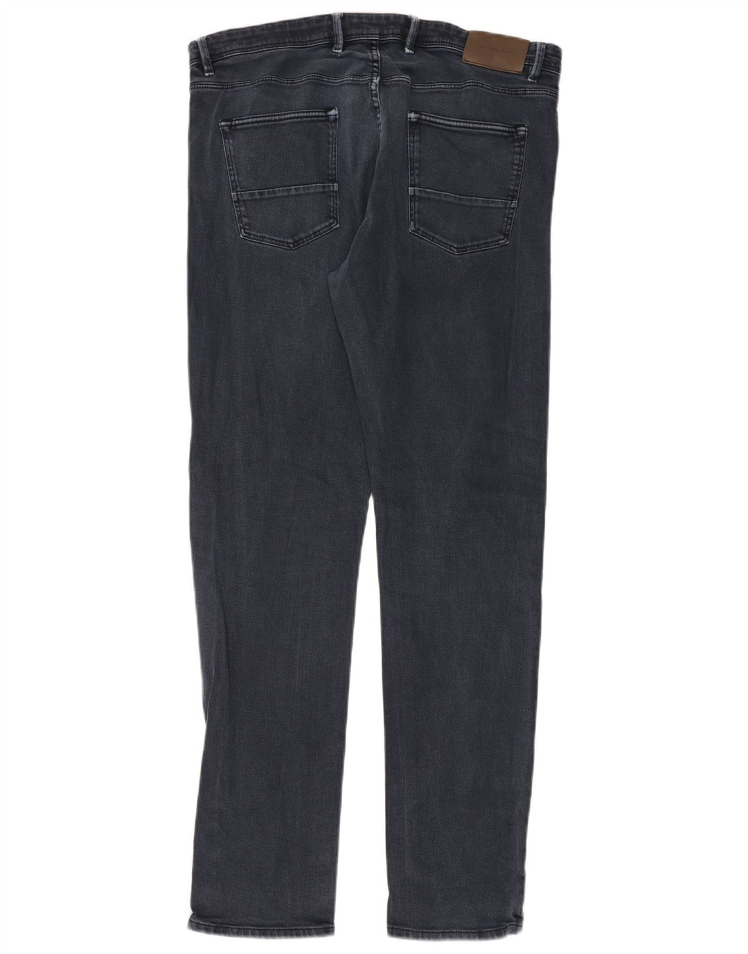 Massimo Dutti Vaqueros Slim Hombre EU 36 XL W36 L32 Azul Marino