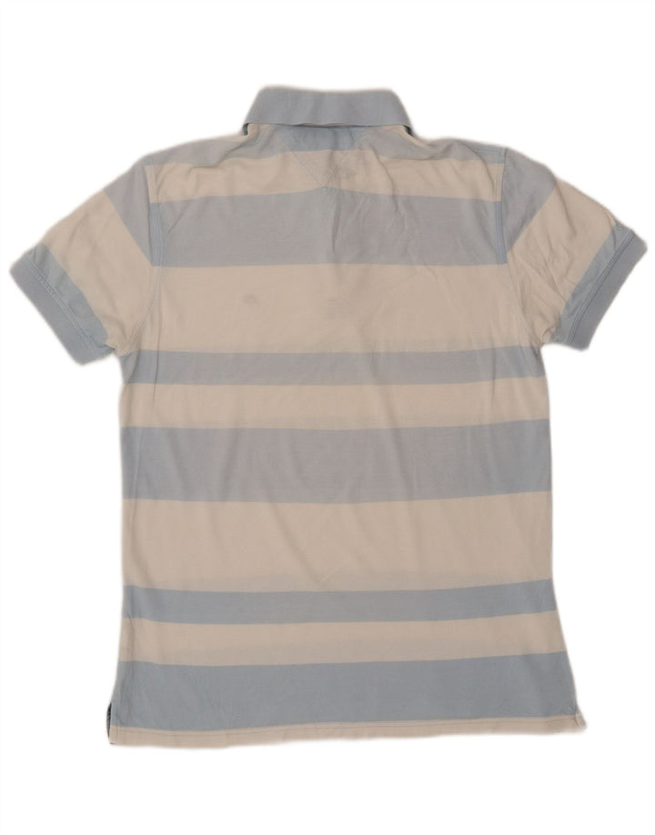 Tommy Hilfiger Polo Custom Fit para Hombre Rayas Azul Medio
