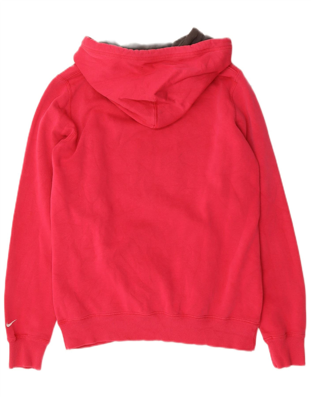 Nike Jersey con capucha y gráfico gráfico de algodón rojo mediano para hombre