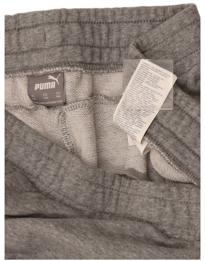 Puma Pantalones cortos deportivos para hombre 2XL Algodón gris