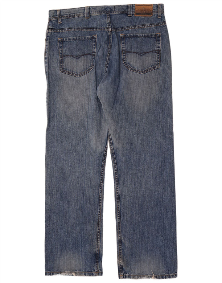 Marks & Spencer Jeans rectos azules Harbor para hombre W38 L33