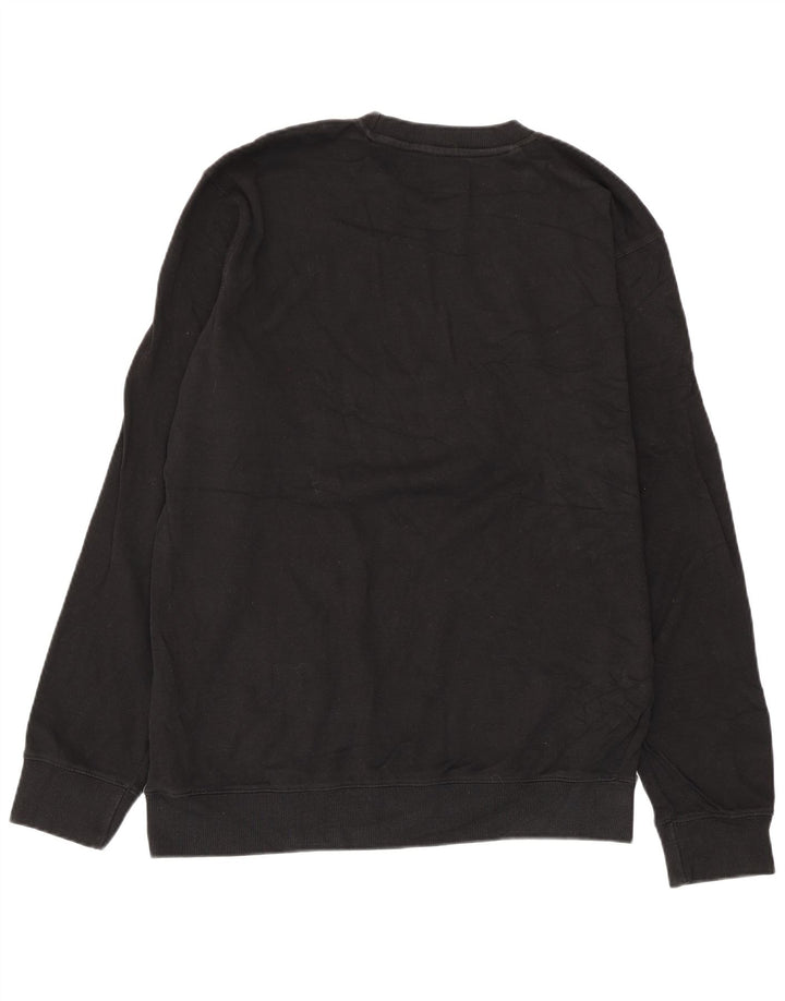 Kappa Hombre Graphic Sudadera Jumper XL Negro Algodón