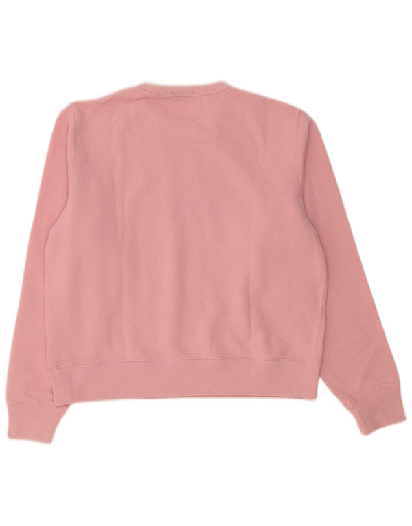 Polo Ralph Lauren - Sudadera gráfica para mujer, talla 40, talla grande, algodón rosa