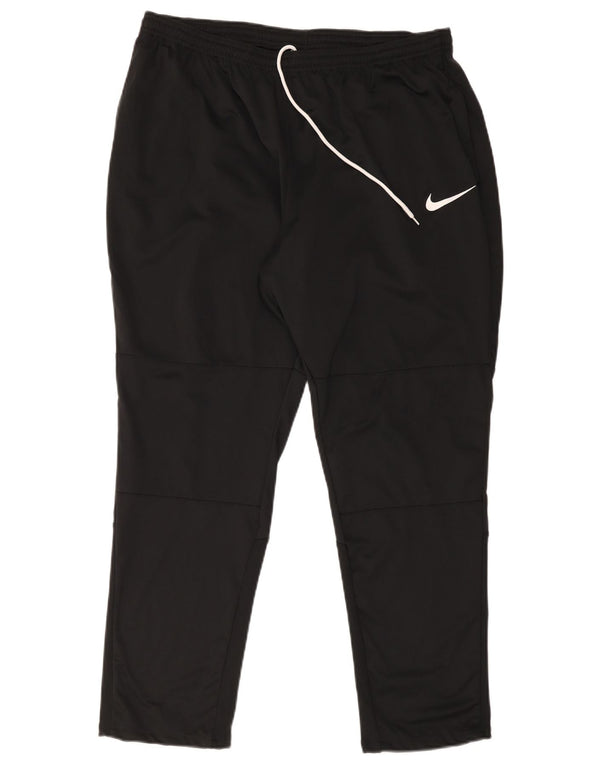 Nike - Pantalón de chándal Dri Fit para hombre, talla 2XL, poliéster negro