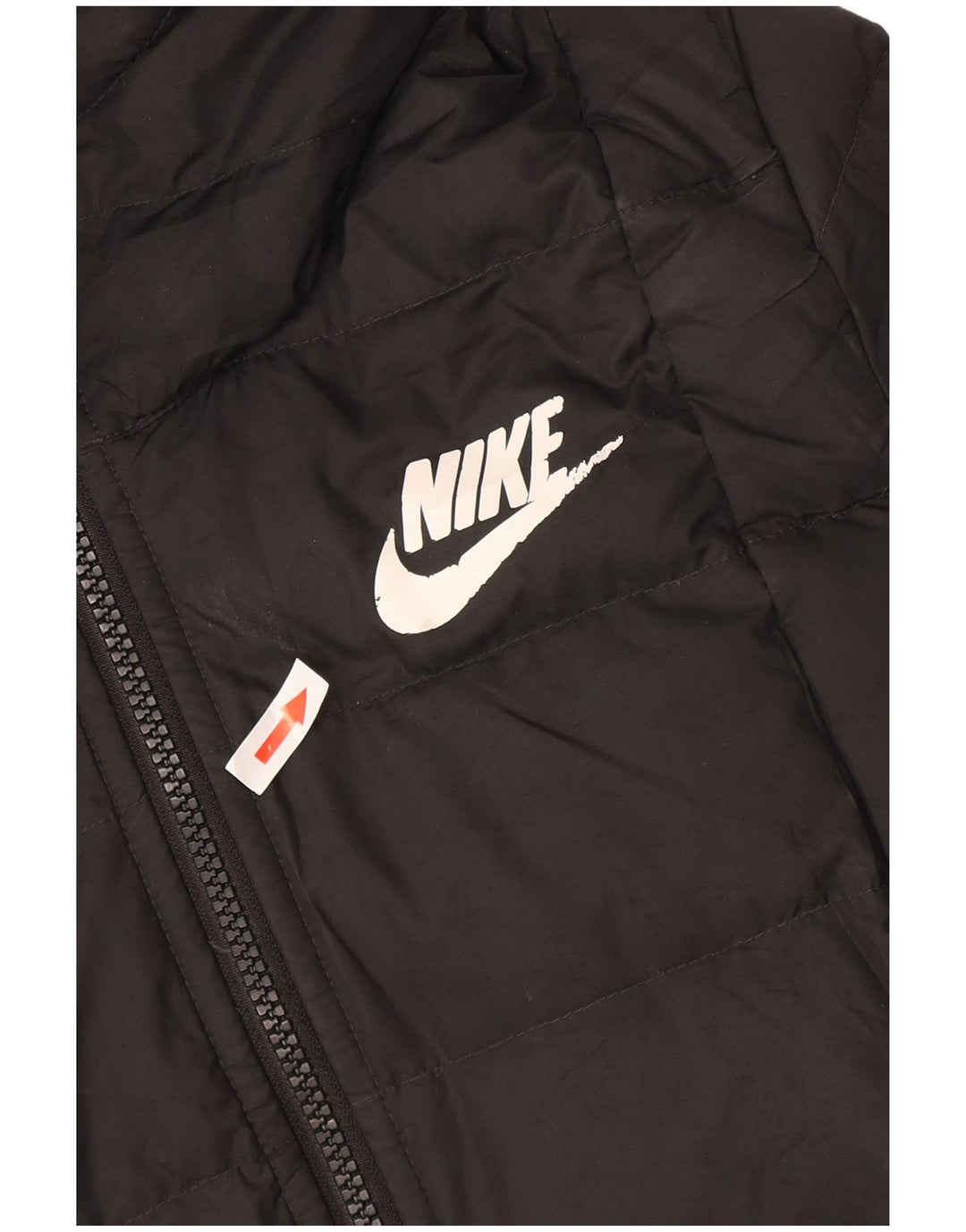 Nike - Chaqueta acolchada con capucha para mujer, talla 40, color gris medio