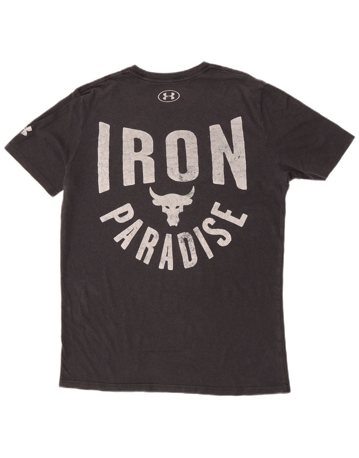 Under Armour Camiseta gráfica para hombre, parte superior mediana negra