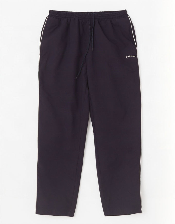 Pantalón de Chándal Reebok Hombre XL Azul Marino Poliéster