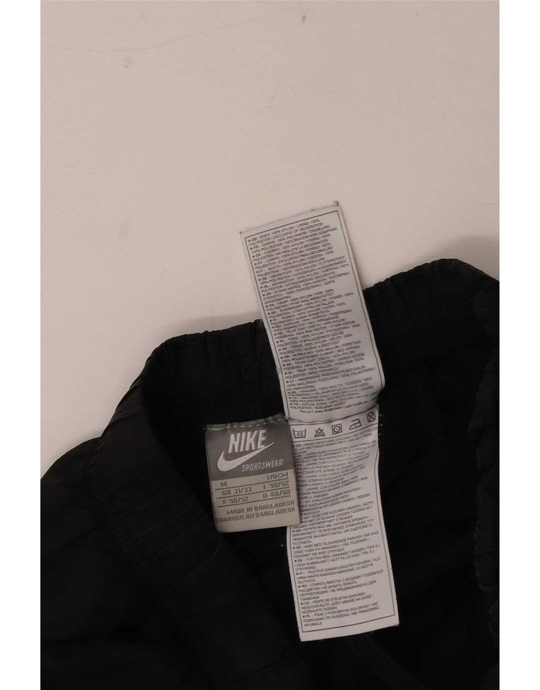 Pantalón De Chándal Nike Hombre Mediano Negro Nylon