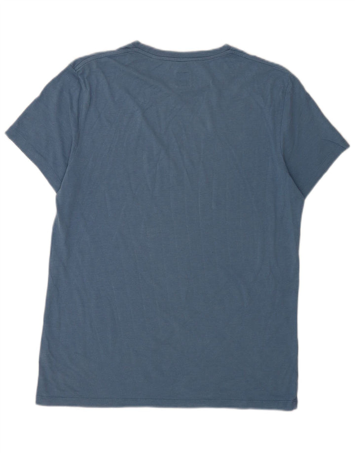 Jack Wills - Camiseta gráfica para hombre, talla pequeña, algodón azul