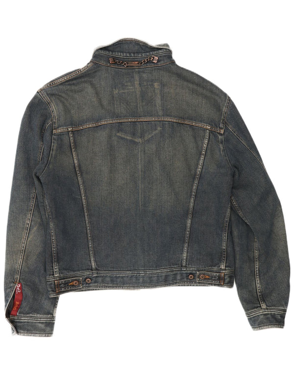 Dolce & Gabbana Chaqueta vaquera para hombre UK 42 XL Algodón azul