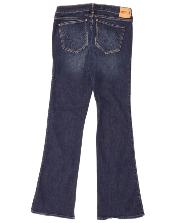 Hollister Jeans Bootcut de cintura baja para mujer US 12 Large W30 L33 Azul marino
