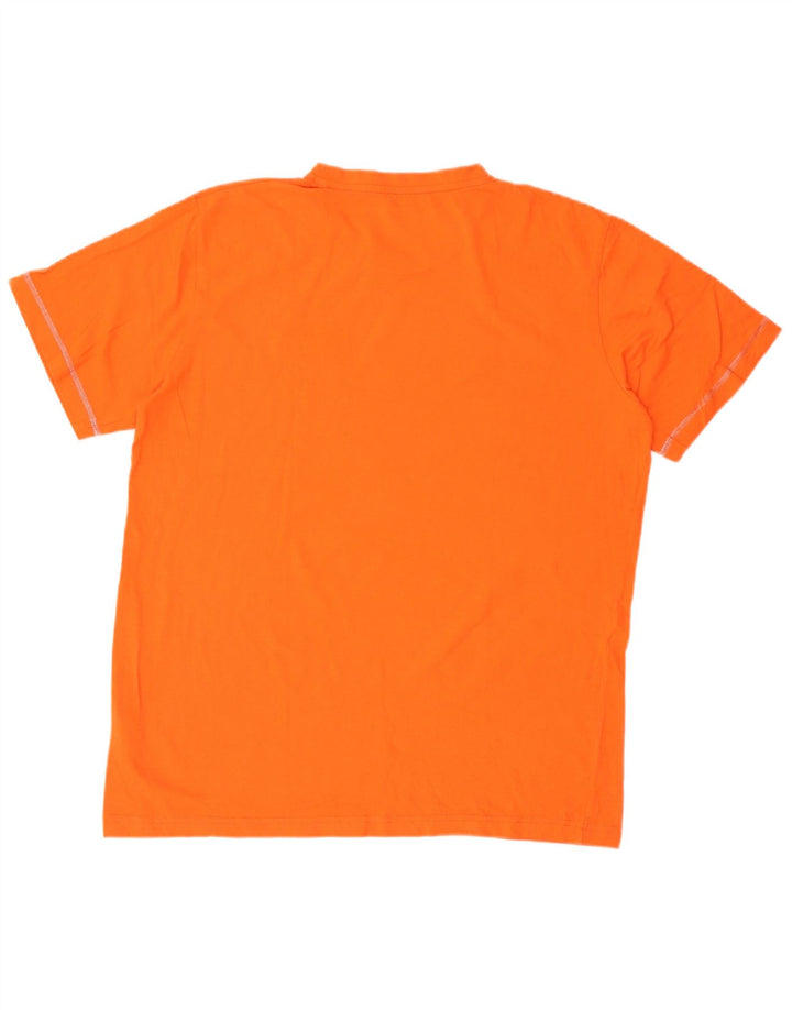 Lotto Camiseta Hombre Top 2XL Naranja Algodón