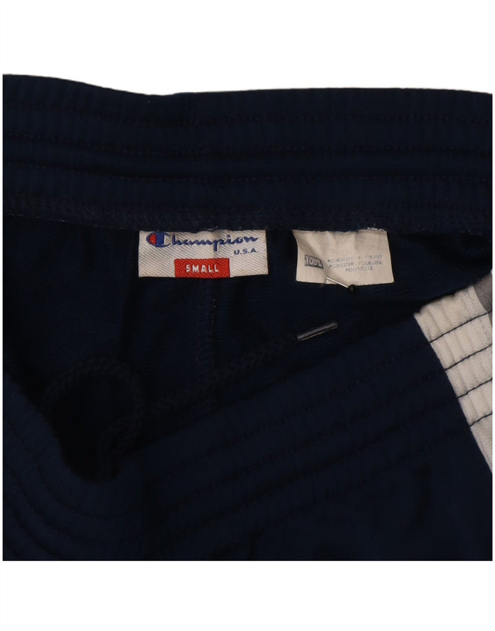 Champion Pantalones De Chándal Con Gráficos Para Hombre Pequeños Azul Marino Colorblock