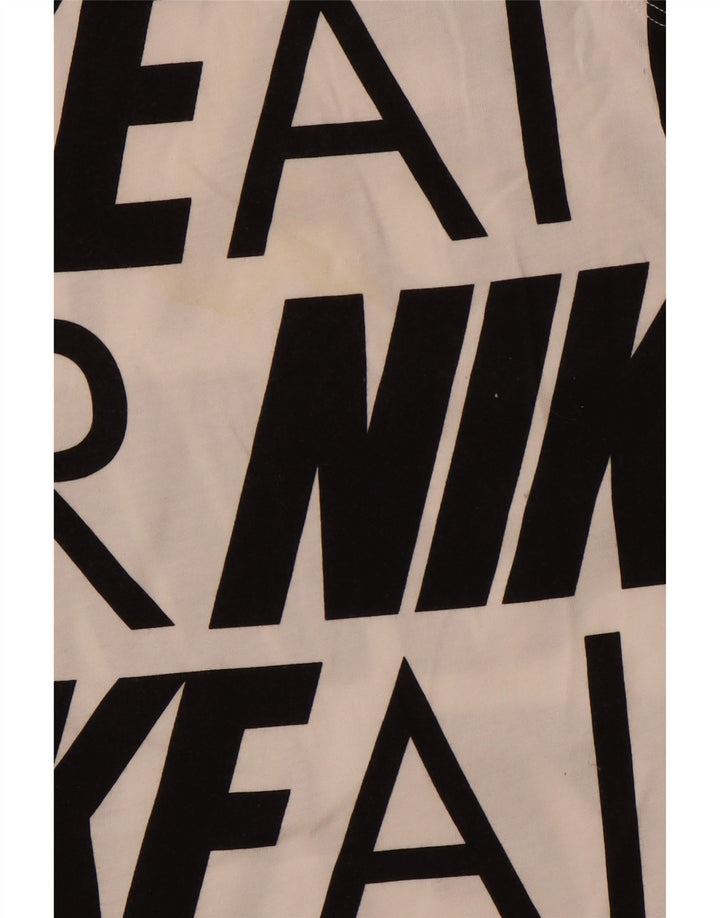 NIKE Camiseta sin mangas estampada para niñas 13-14 años XL Algodón blanco