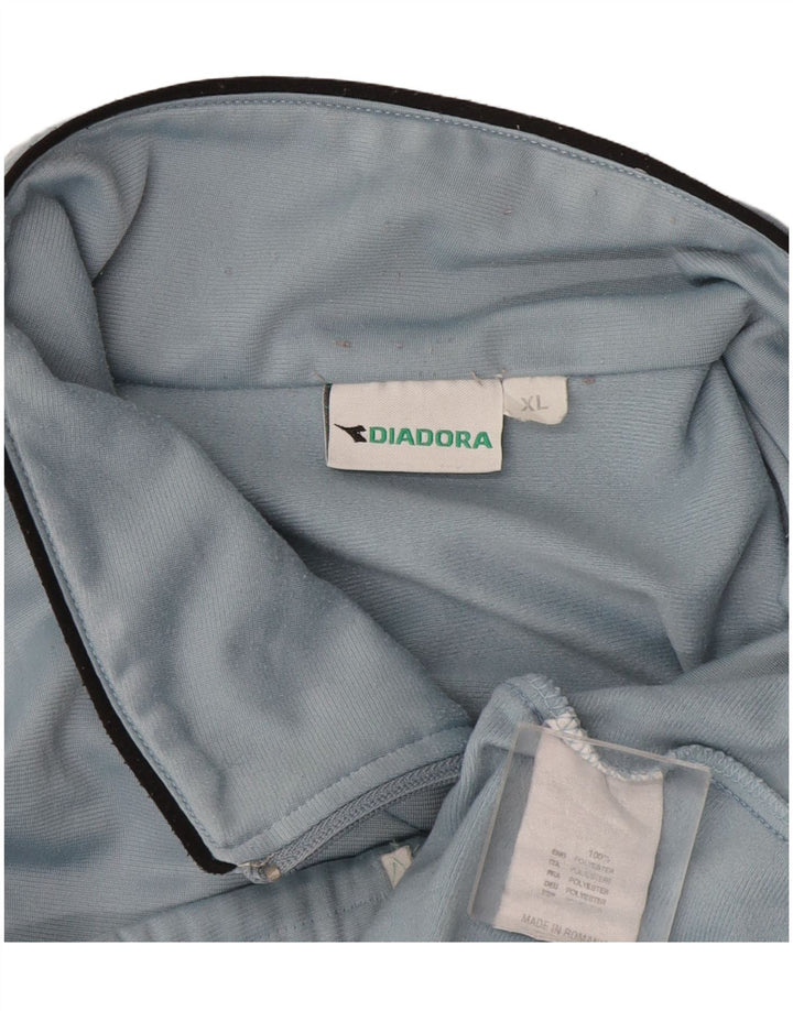 Diadora Hombre Chándal Top Chaqueta XL Azul Poliéster