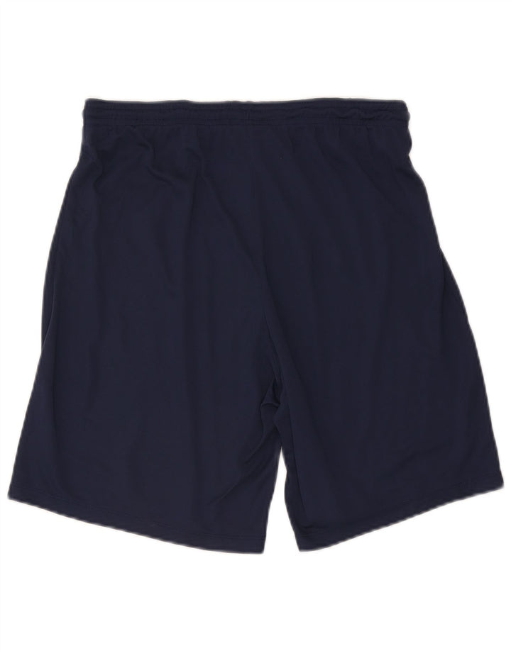 Pantalones cortos deportivos Nike Dri Fit para hombre Poliéster azul marino mediano