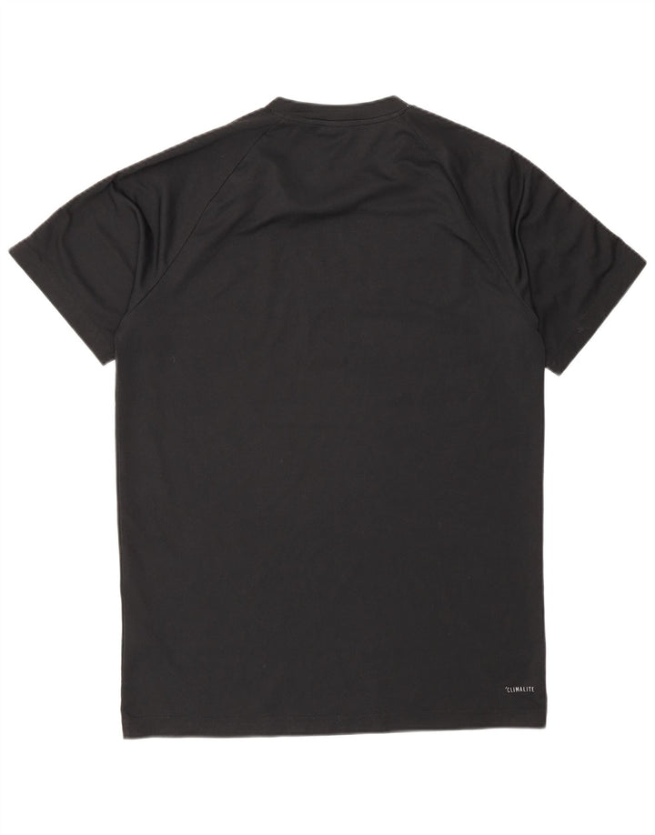 Adidas Hombre Climalite Camiseta Top Medium Negro Poliéster Deportes