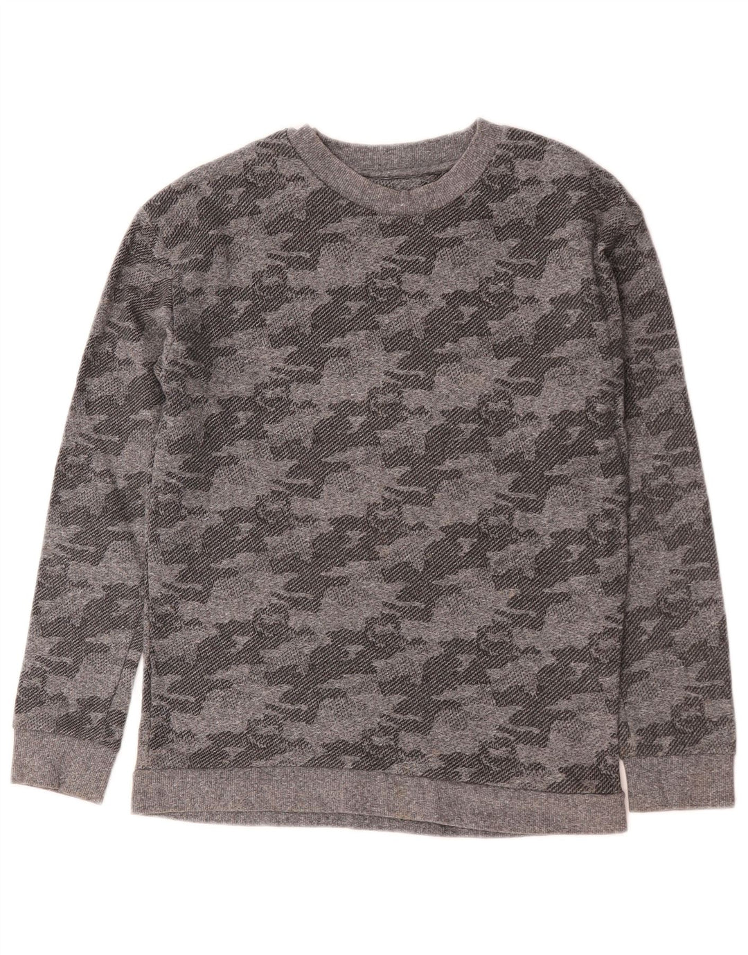 Marks & Spencer Sudadera para niño (12-13 años) Gris Camuflaje Algodón