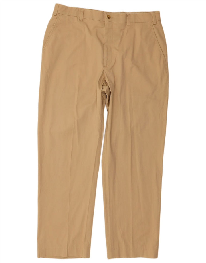 Pantalón chino recto Orvis para hombre W36 L30 Poliéster beige