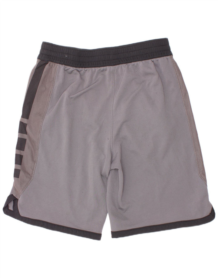 Nike Pantalones cortos deportivos Dri Fit Graphic para niños 12-13 años Poliéster gris grande