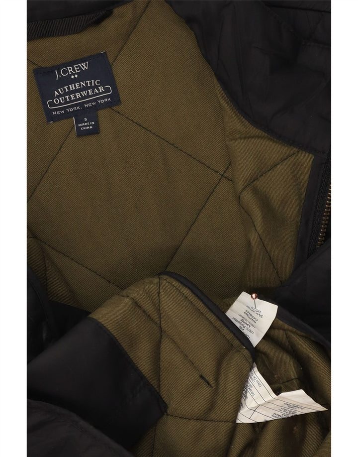 J. CREW Chaleco acolchado para hombre UK 36 Pequeño Poliéster negro